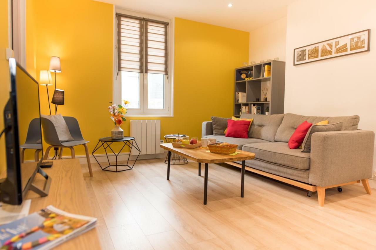 Appartement Elegant & Ensoleille - Centre-Ville Le Havre Exteriör bild